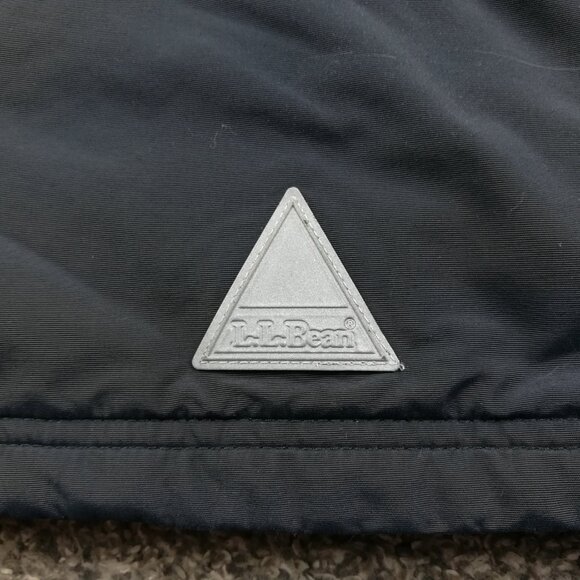 LL Bean Jacket Full-Zip Thinsulate Hooded Boys XL 18 Black Packable Hood 271259 - Picture 9 of 12